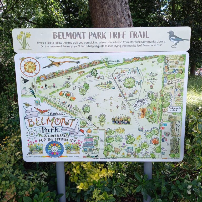 Belmont Tree Trail Map